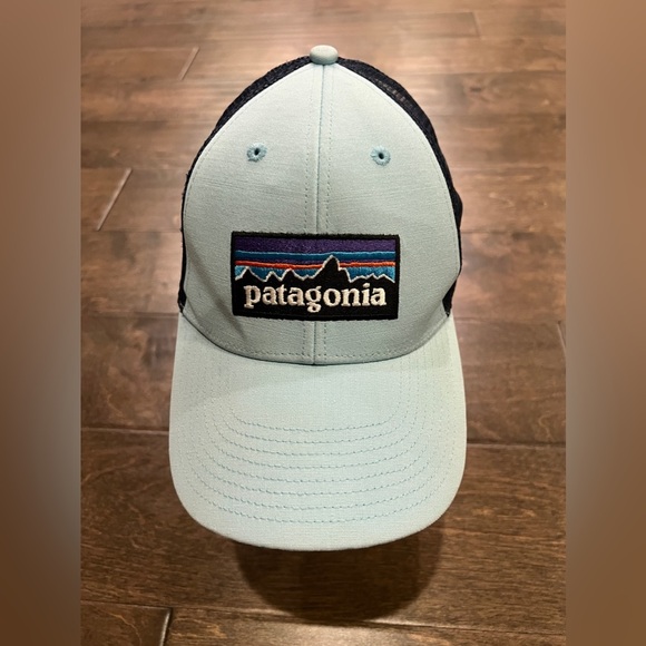 Patagonia Other - Patagonia Mens Teal Patch Adjustable Snapback Trucker Hat Baseball Cap